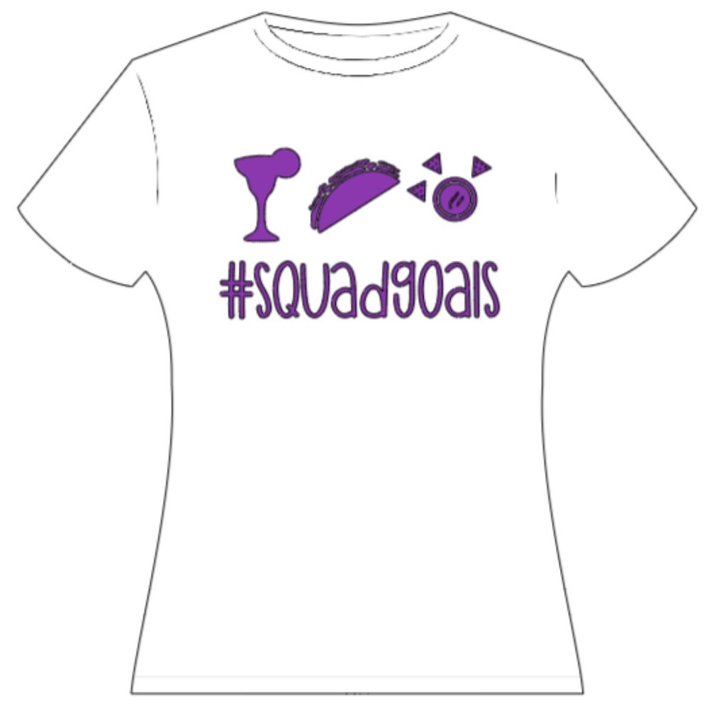 Custom-Made #SquadGoals T-Shirt - Picture 7 of 11